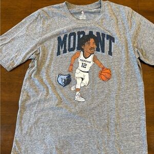 NBA Heather Gray T-Shirt with Logo